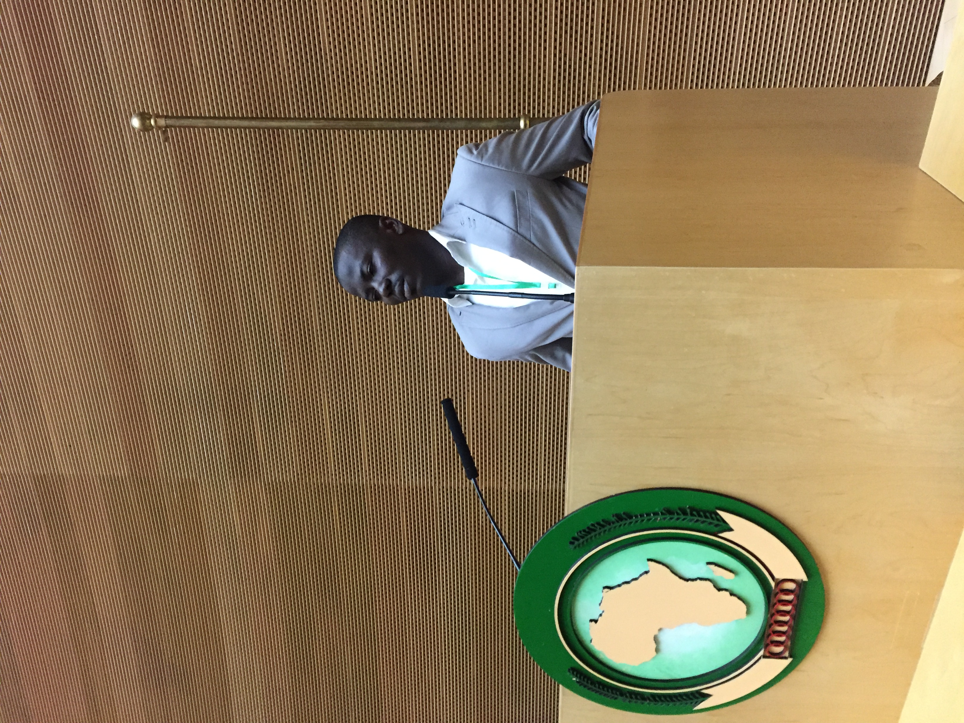 Joseph Akowuah at the African Union